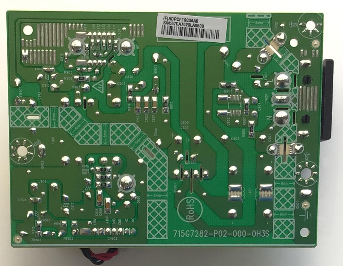 FUENTE PARA MONITOR HP / NUMERO DE PARTE ADPCF1903AA5 / 715G7282-P02-000-0H3S / NUMERO DE PANEL LTM215HL01 / MODELO HSTND-8071-L - Imagen 2